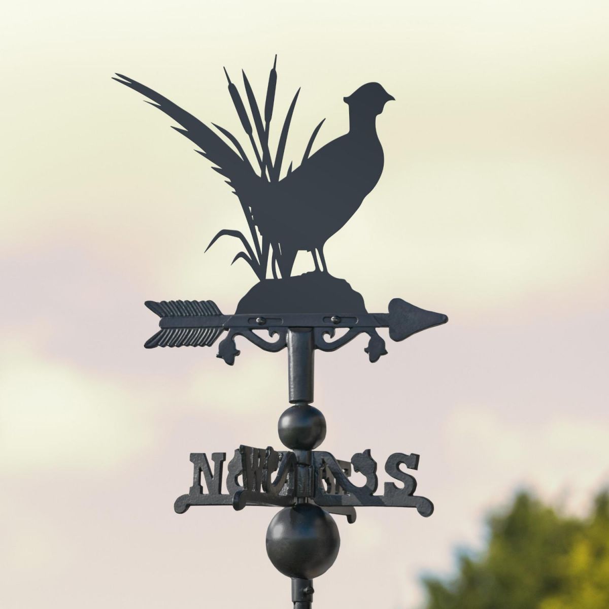 Mini Weathervane with Pheasant Motif 