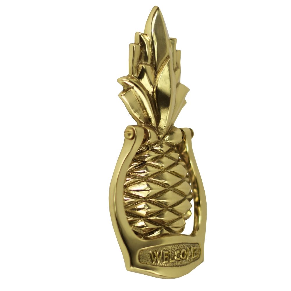 Polished Brass Pineapple Door Knocker