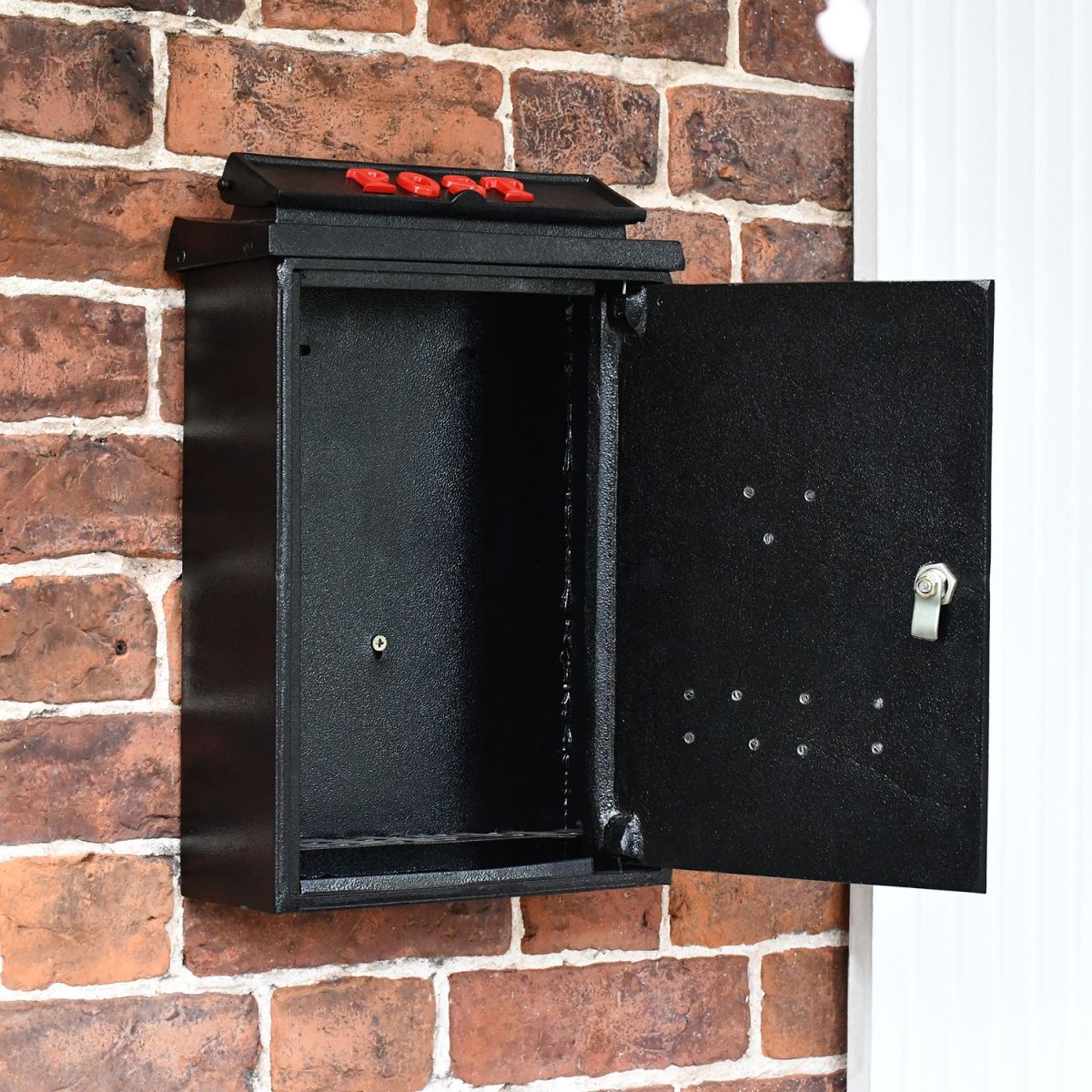 Front Opening door on the Wall Mounted Post Box Front Opening door on the Wall Mounted Post Box