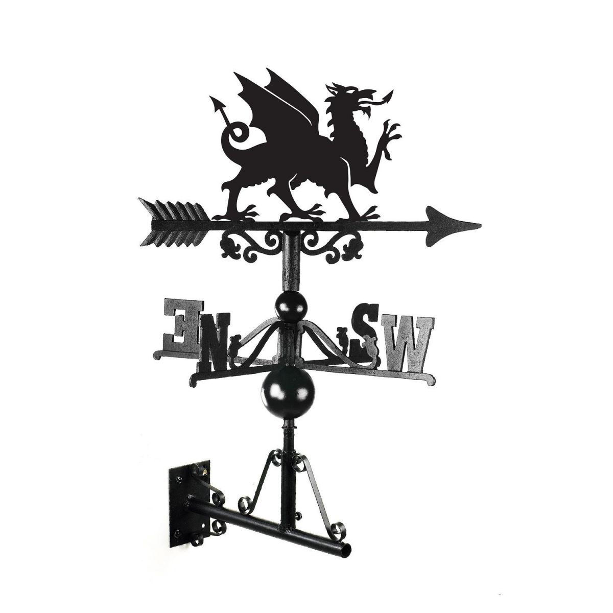 Welsh Dragon Weathervane in Full 