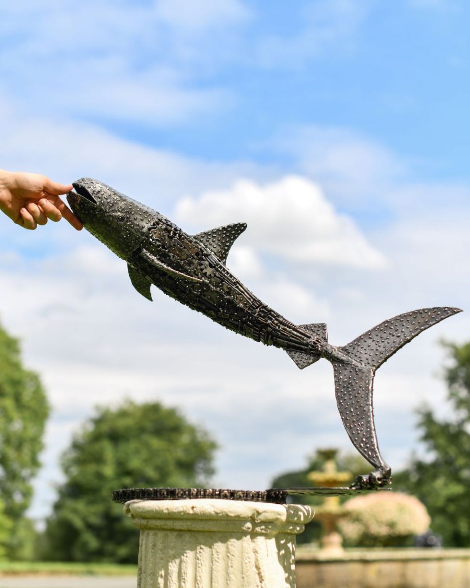 Scale image of Recycled Metal Whale Shark