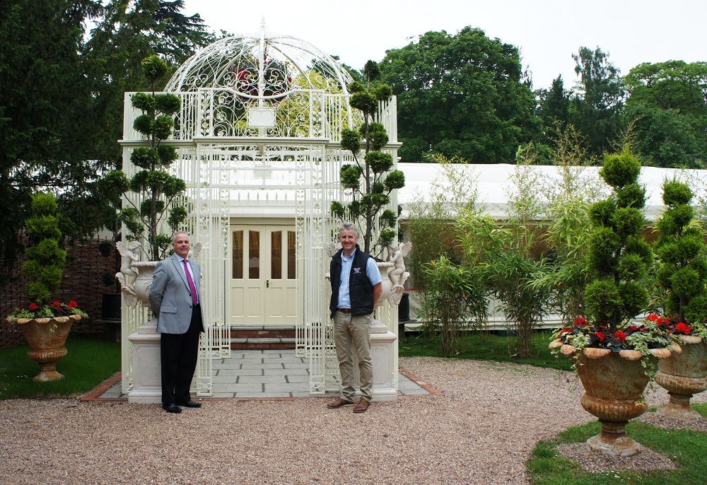 The LUXURY "Royal Alexandria" Wrought Iron Pavilion