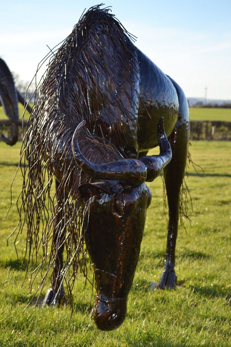 "Nyumbu" Wildebeest Sculpture