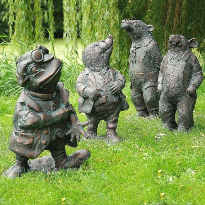 "Wind In The Willows" Garden Sculpture Set "Wind In The Willows" Garden Sculpture Set