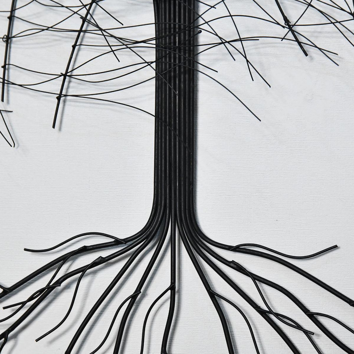 Close-up of the Black Finish on the Trunk of the tree