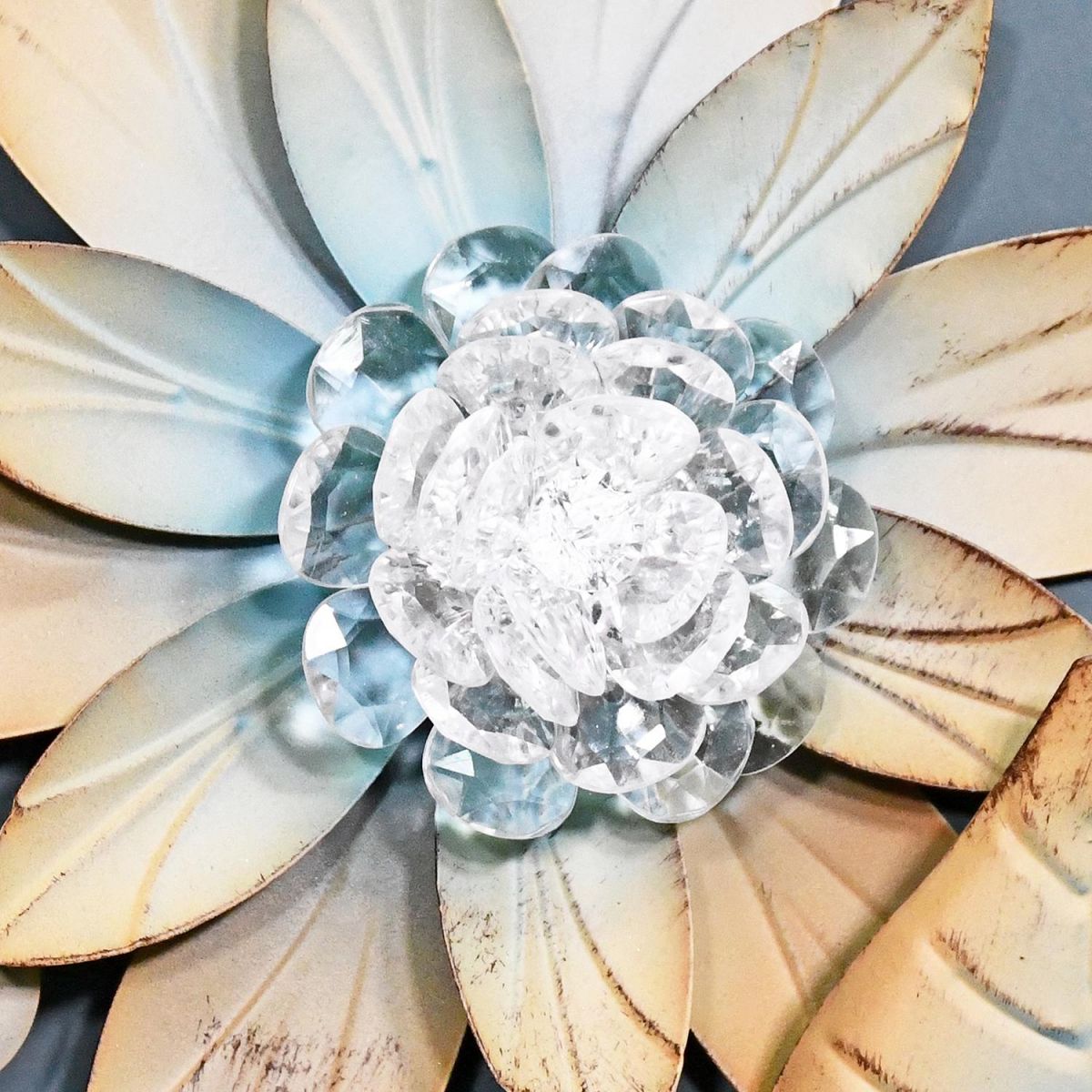 Close-up of the Open Flower on the Wall Art