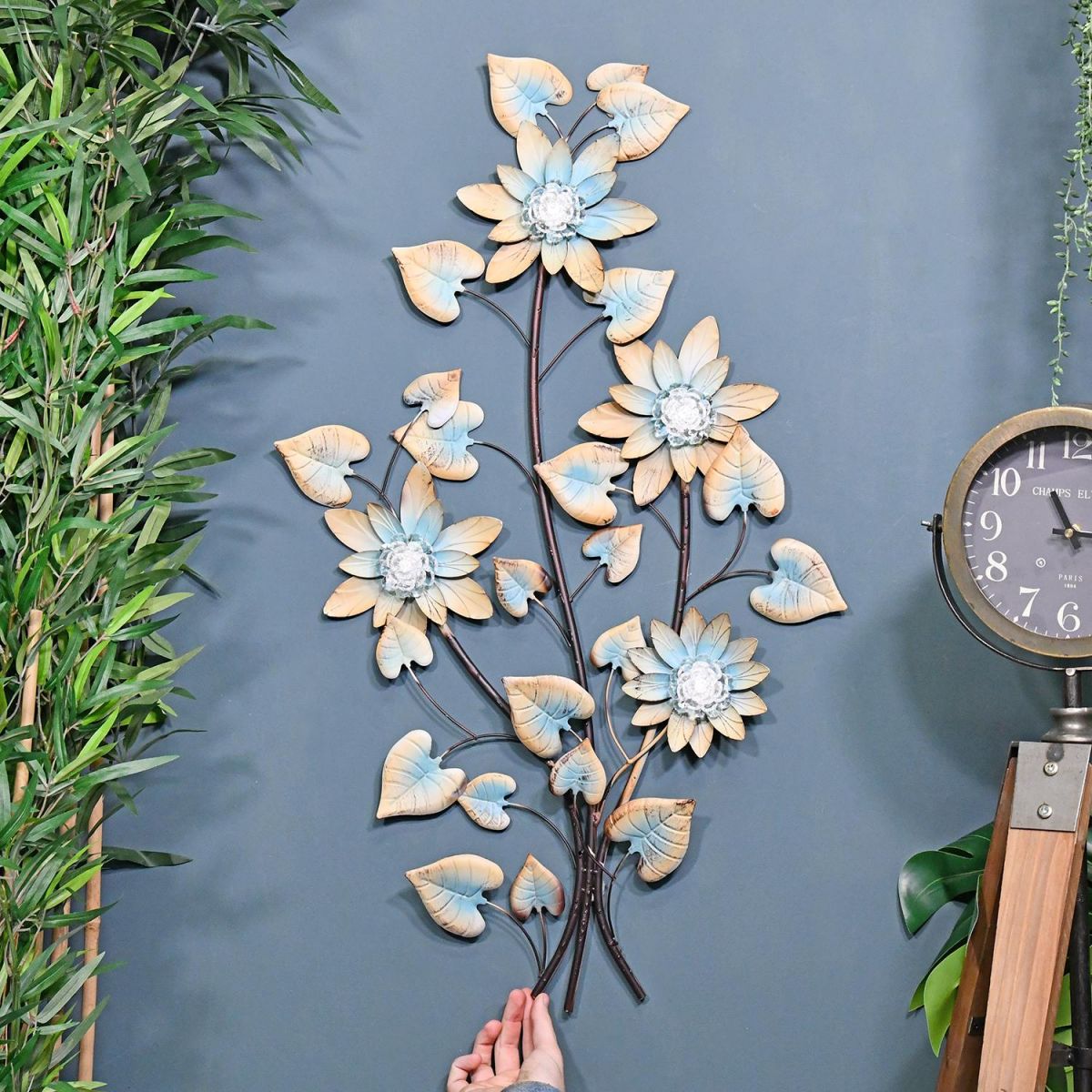Winter Petal Wall Art to Scale