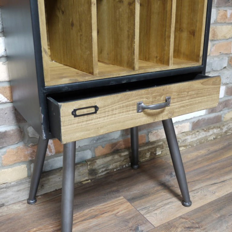 Drawer on the Wood & Iron Filing Cabinet