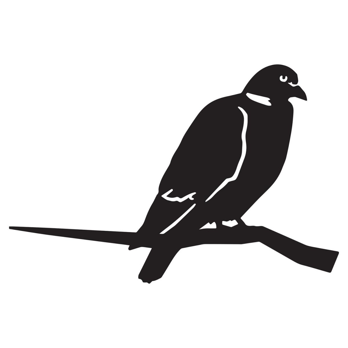 Wood Pigeon Tree Spike Created From Iron