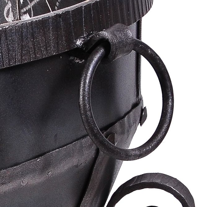 Close up of blacksmith handle