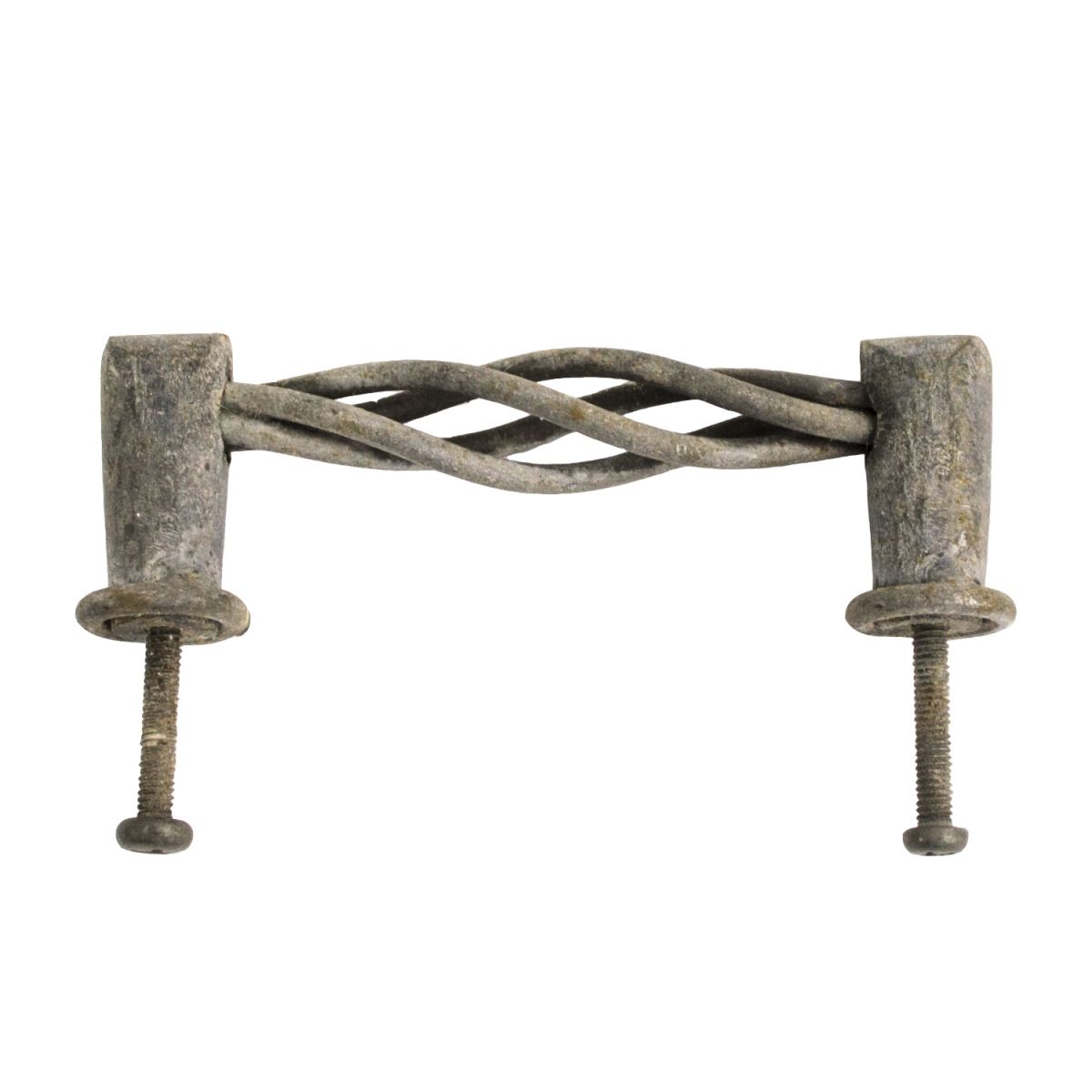 Wrought Iron Twisted Basket Cabinet Handle