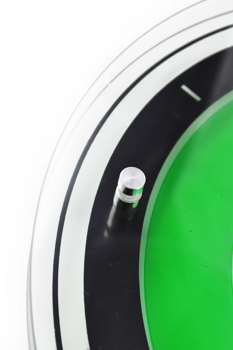 “Adris” Lime Green and Blue Bathroom Wall Clock 