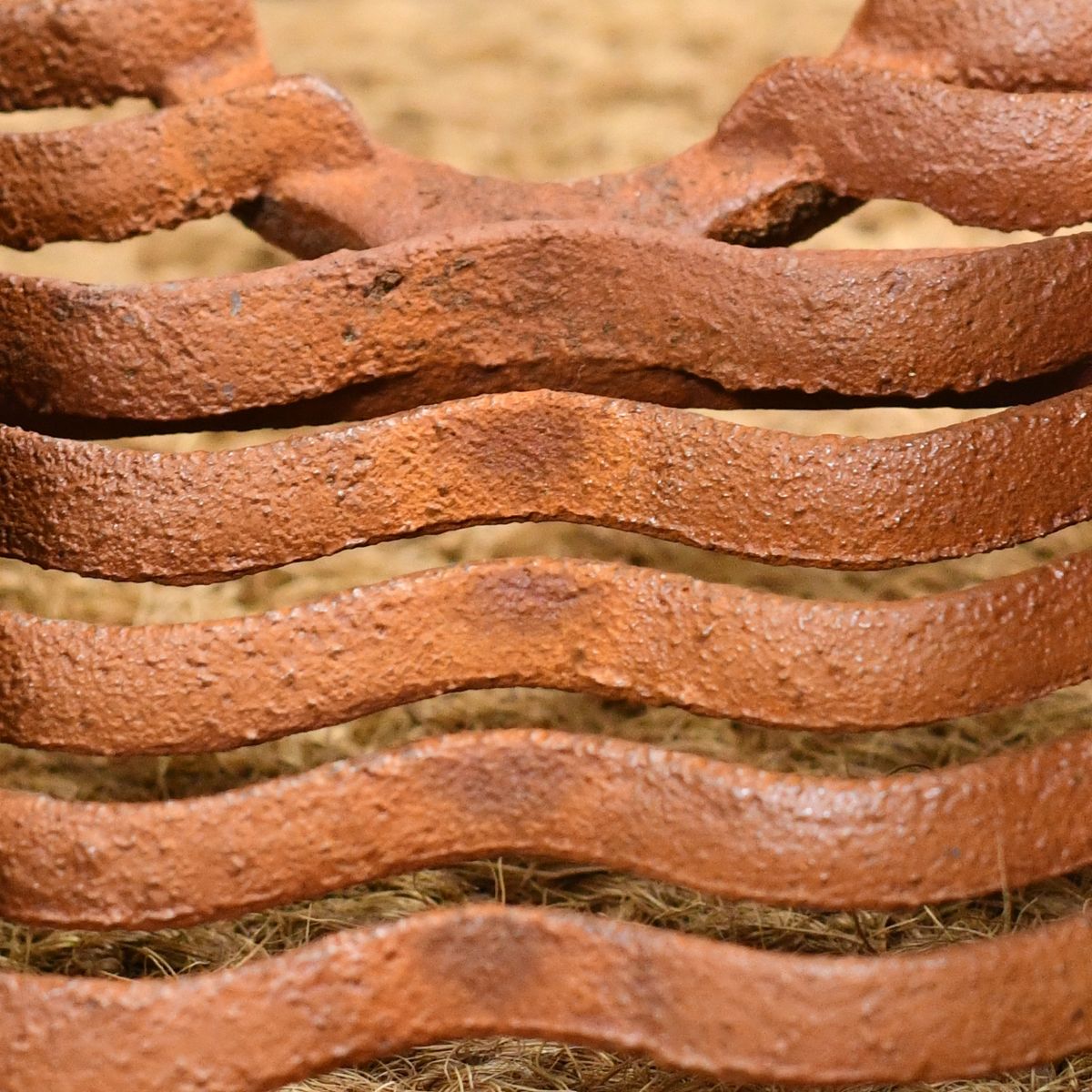 Close up of rustic finish