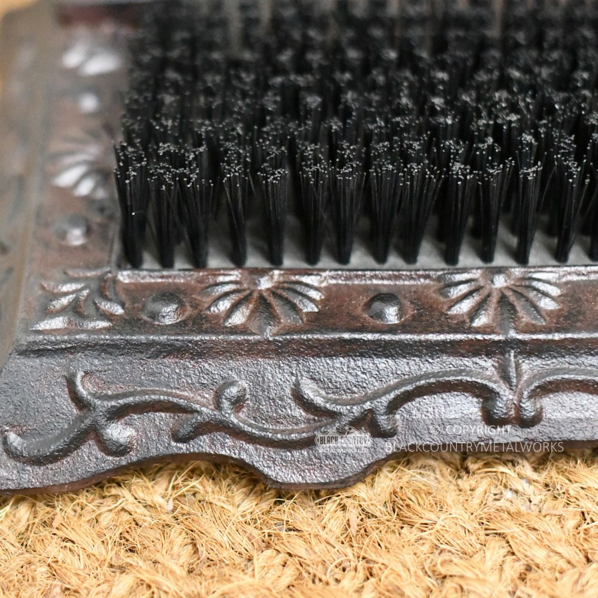 Bishton Mallery Rustic Victorian Style Boot Brush & Scraper