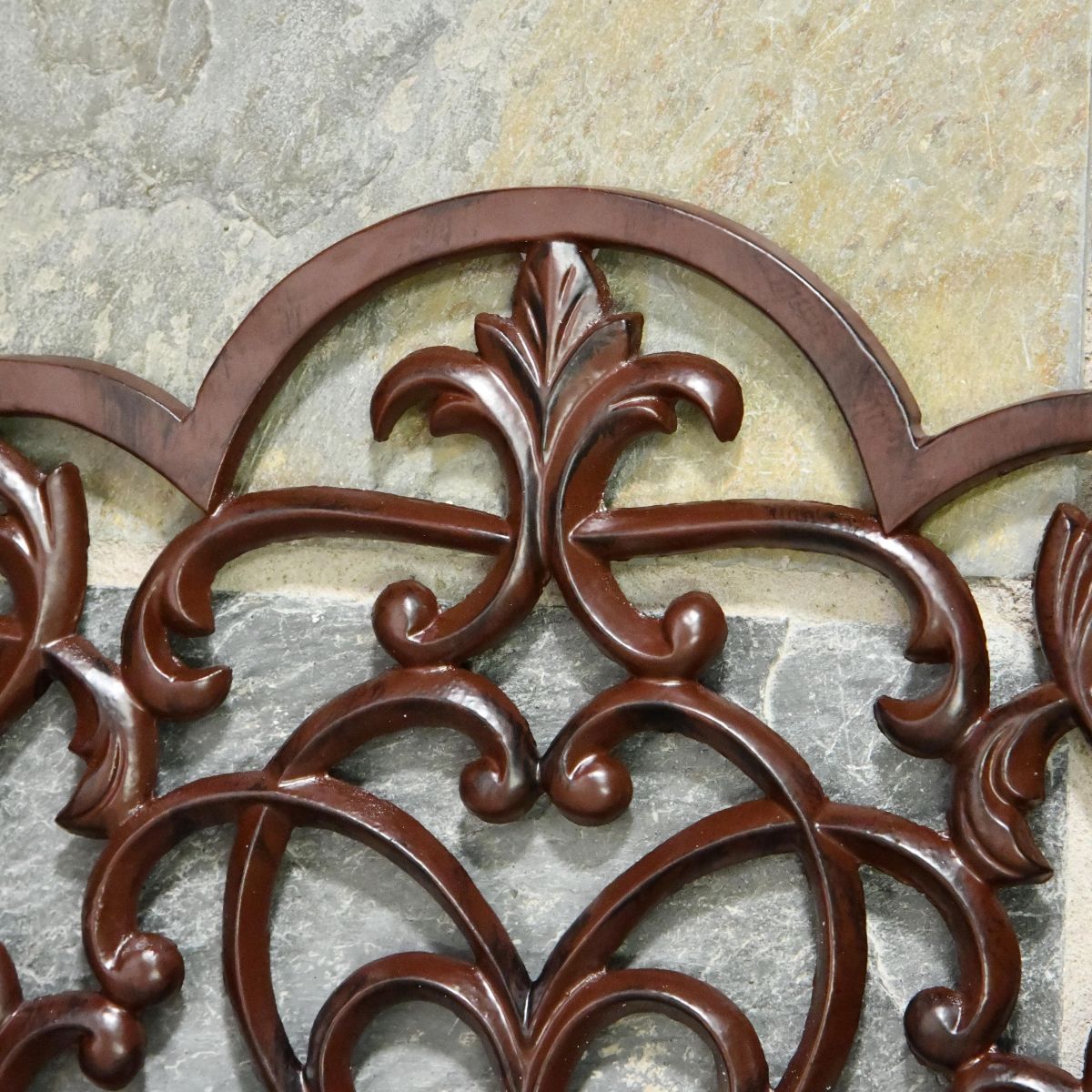 Rustic Cast Iron Door Mat Arched Front