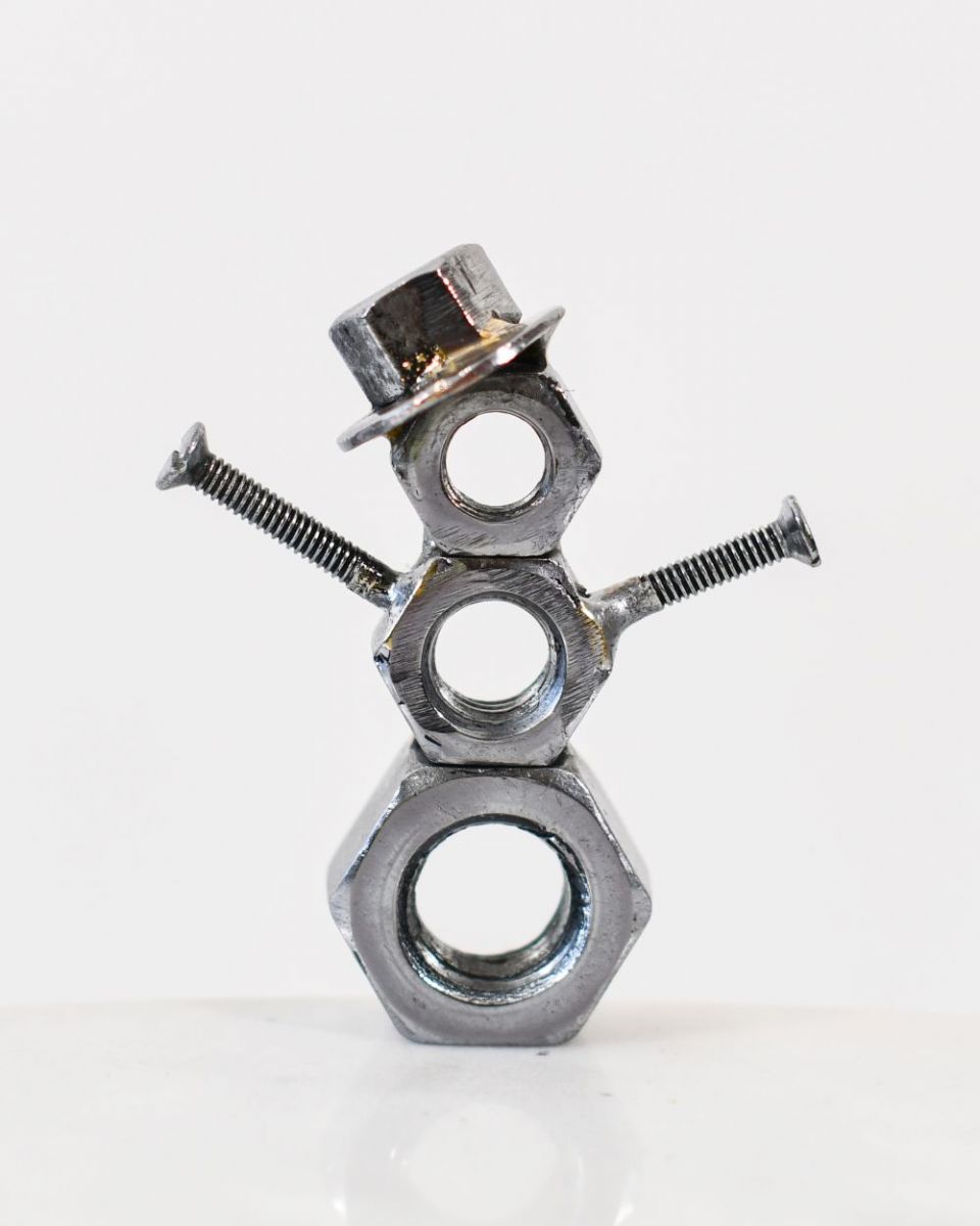 "Yeti" The Scrap Metal Snowman "Yeti" The Scrap Metal Snowman