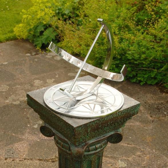 "Zenith" Bright Chrome Armillary in Situ