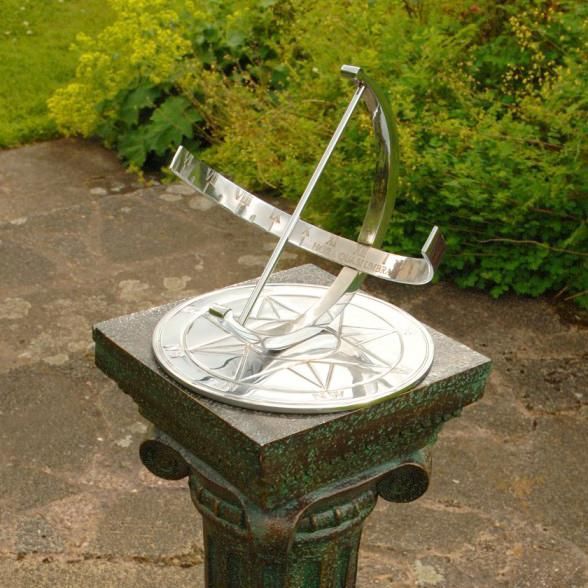 "Zenith" Bright Chrome Armillary - 20cm