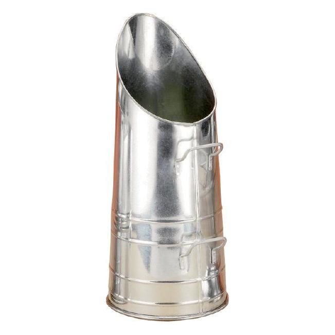 Traditional Coal Hod in a Zinc Finish