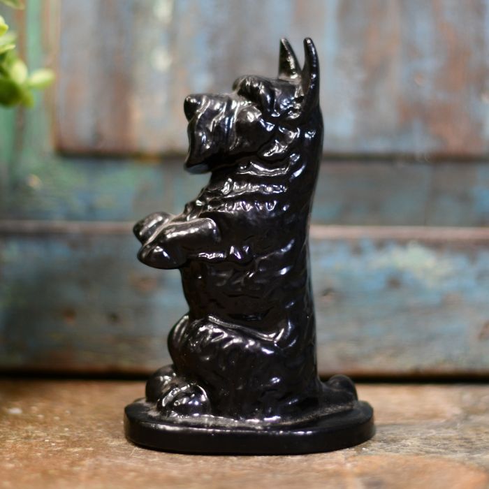 Black Dog Door Stop Door Stop Black Dog|Weighted With Cleaned