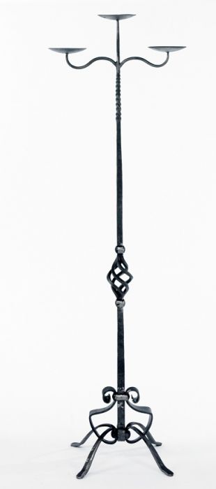 Lumiere Cathedral Candle holder Heavy Wrought Iron | Black Country