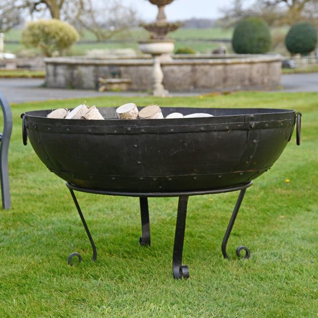 100cm Kadai Bowl with handles down 100cm Kadai Bowl with handles down