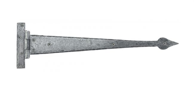18" Hammer Pewter Arrow Tip Hinges