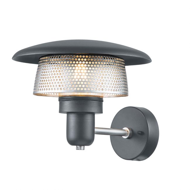 304 Stainless Steel "Signature" Grey & Silver Wall Light - 22cm 304 Stainless Steel "Signature" Grey & Silver Wall Light - 22cm