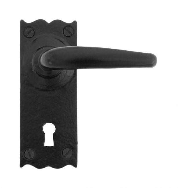Lever Lock Set Black Iron Lever Lock Set Black Iron