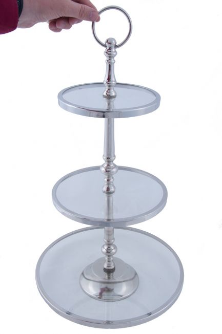 “Henderson Hall” Three Tier Cake Stand “Henderson Hall” Three Tier Cake Stand