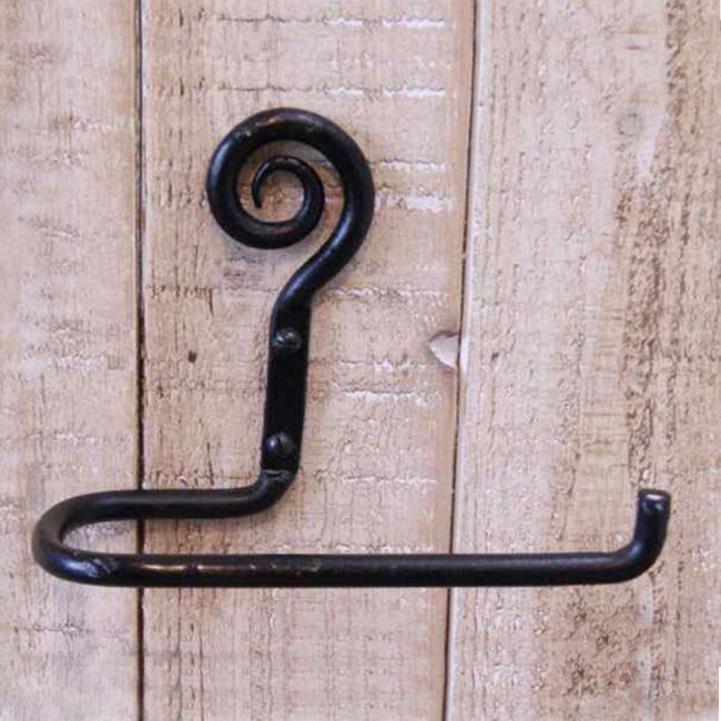 Beeswax "Monkey Tail" Blacksmith Toilet Roll Holder
