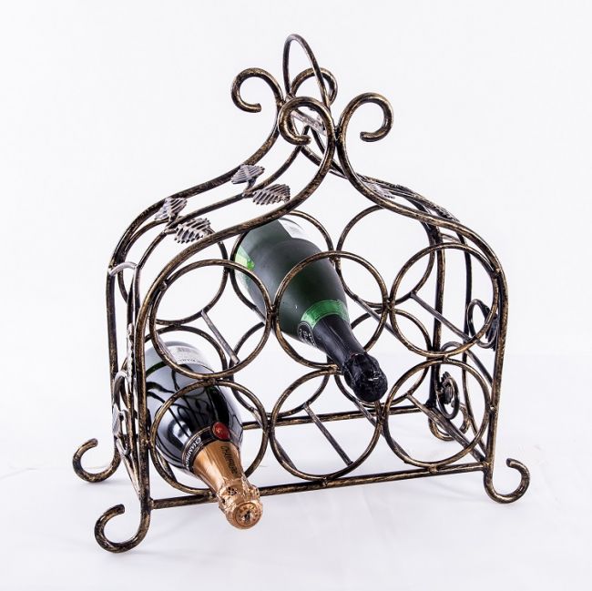 "Lille" Table Top Vintage Wine Rack "Lille" Table Top Vintage Wine Rack