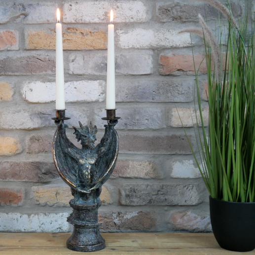 Ornate Dragon Candle Holder