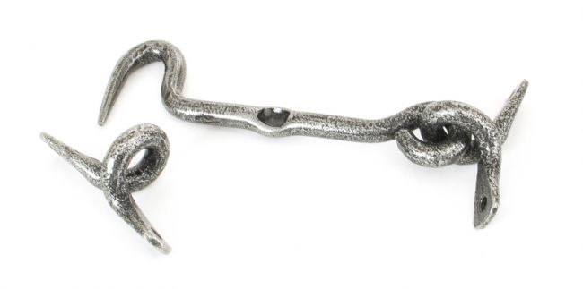 4" Forged cabin Hook Pewter 