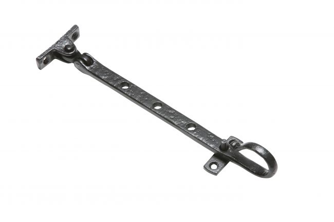 Shepherd"s Crook Casement Stay Antique Black Shepherd"s Crook Casement Stay Antique Black