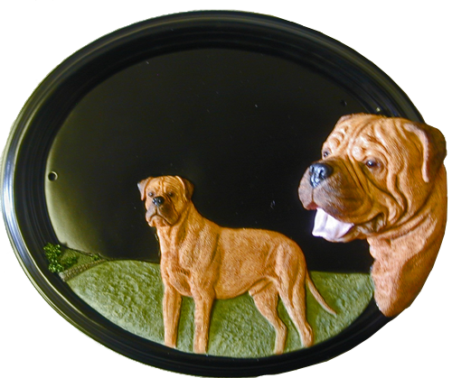House Sign - Hand Painted - Bull Mastiff House Sign - Hand Painted - Bull Mastiff