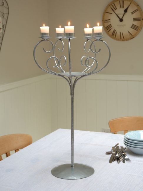Silver Candle stand Silver Candle stand