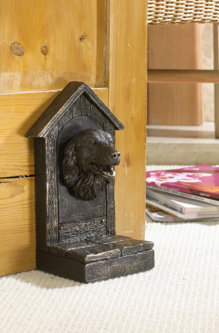 Warm bronze finish "Red Setter" door stop Warm bronze finish "Red Setter" door stop