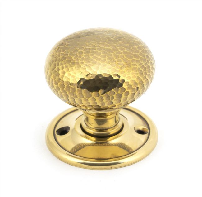 Aged Brass Hammered Mortice & Rim Doorknob Set Aged Brass Hammered Mortice & Rim Doorknob Set