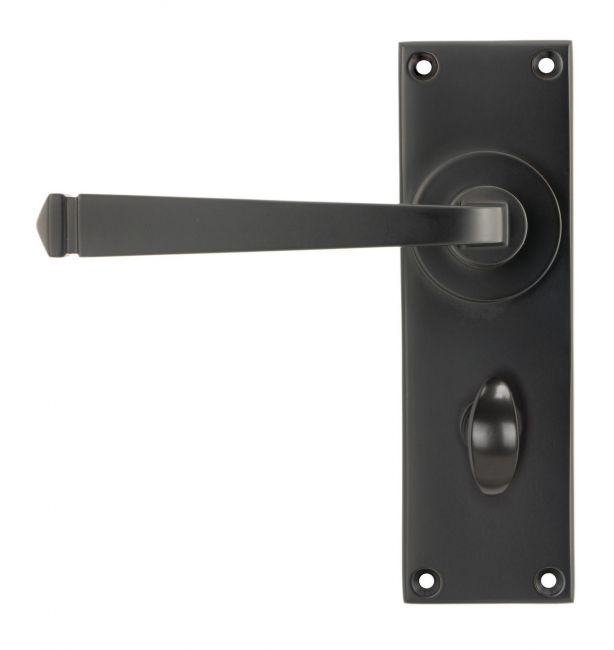 Aged Bronze Lever Bathroom Door Handle Aged Bronze Lever Bathroom Door Handle