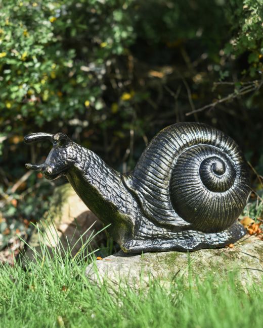 Aluminium giant snail sculpture