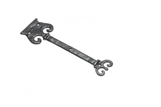 Antique Black Malleable Iron Scroll Design False Door Hinge or Dummy Hinge Front Antique Black Malleable Iron Scroll Design False Door Hinge or Dummy Hinge Front