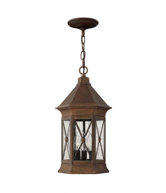 Antique Brass hexagonal Seeded Glass Hanging Light Antique Brass hexagonal Seeded Glass Hanging Light