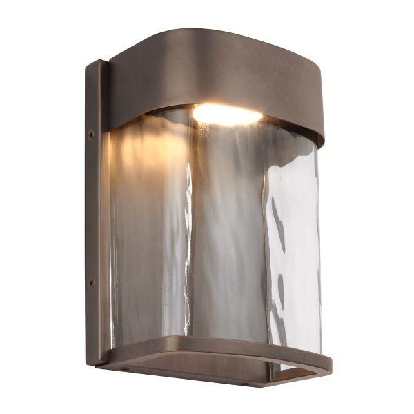 Antique Bronze "Betley" Contemporary Outdoor Wall Light Antique Bronze "Betley" Contemporary Outdoor Wall Light