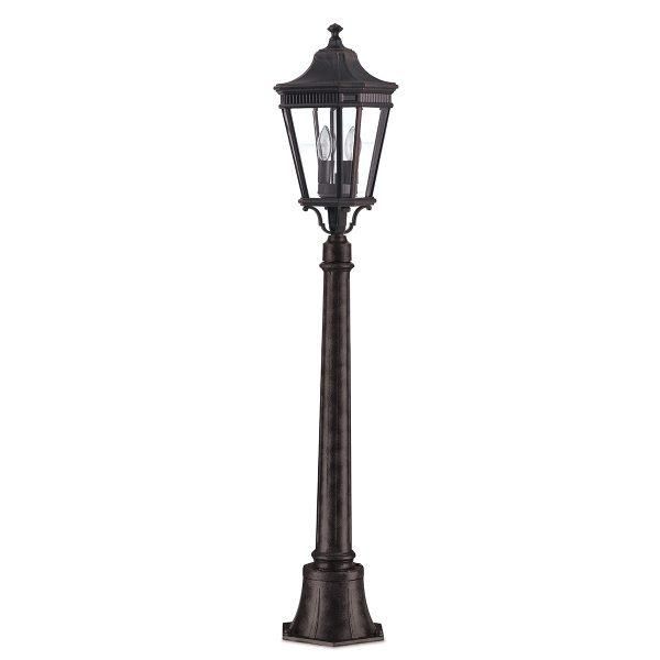 Antique Bronze Bramford Bank Traditional Gothic Pillar Light Antique Bronze Bramford Bank Traditional Gothic Pillar Light