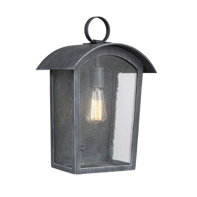 Antique Silver "Hedley" Arched Loop Handle Wall Light - 41cm Antique Silver "Hedley" Arched Loop Handle Wall Light - 41cm