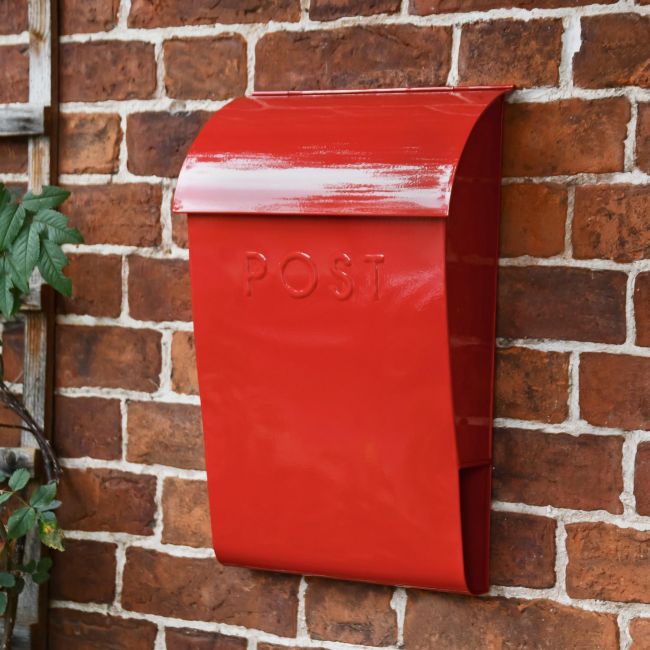 Black Secure post box