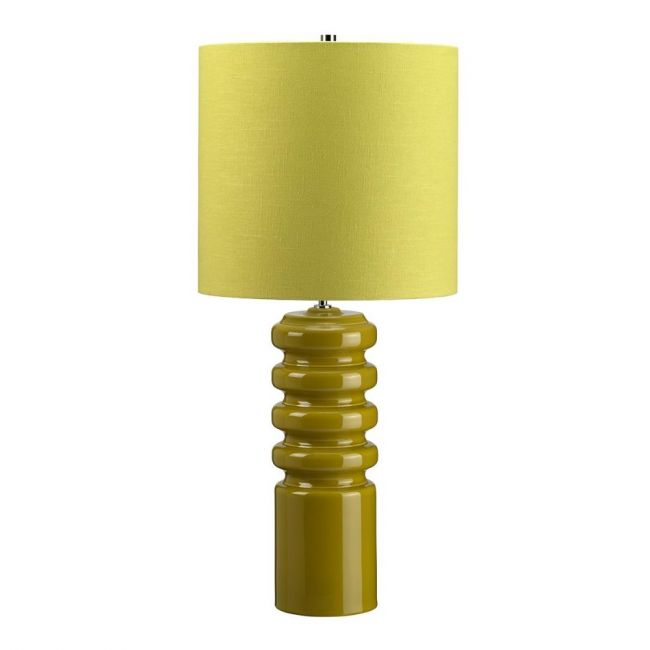 Art Deco Lime Green Table Lamp Art Deco Lime Green Table Lamp