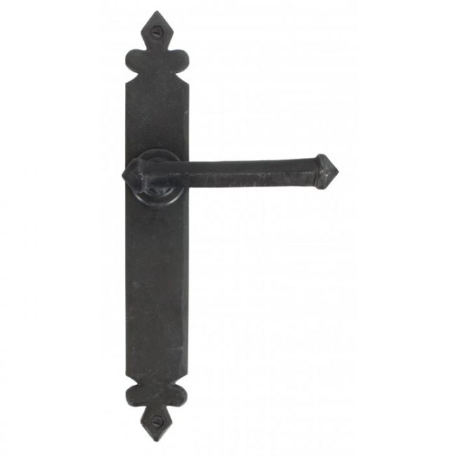 Tudor Lever Latch Set Finished In Beeswax Tudor Lever Latch Set Finished In Beeswax