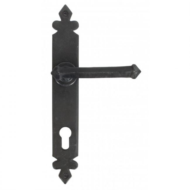Beeswax Finish Tudor Lever Espagnolette Lock Set